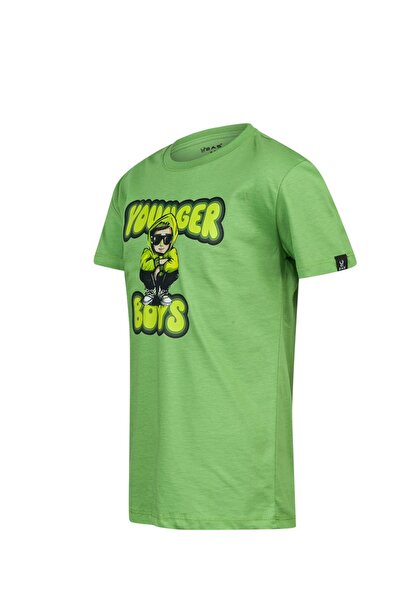 2AS Παιδικό μπλουζάκι με στάμπα Aja Green 214