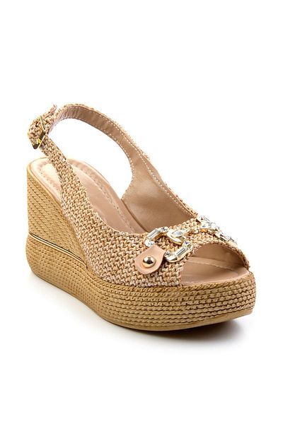 Bambi Beige Women's Sandals K05688015228
