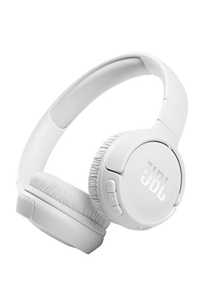 JBL Tune 510 Wireless On-Ear Headphones, Bluetooth, 40 Hours Battery, White
