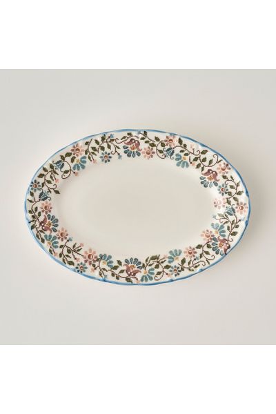 Bella Maison Vintage Porcelain Border Boat Plate (25 cm)