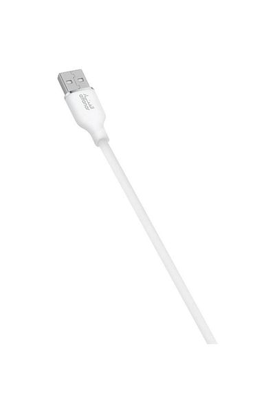 Generic AL FANAR 480Mbps 2.4A Silicone USB Type-A to Lightning Fast Charging Cable White 1m C2-41A-LSW04