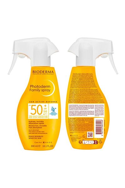 Bioderma Photoderm SPF 50+ sun protection set – Baby milk 200ml, Mineral fluid 75g, Spray 300ml