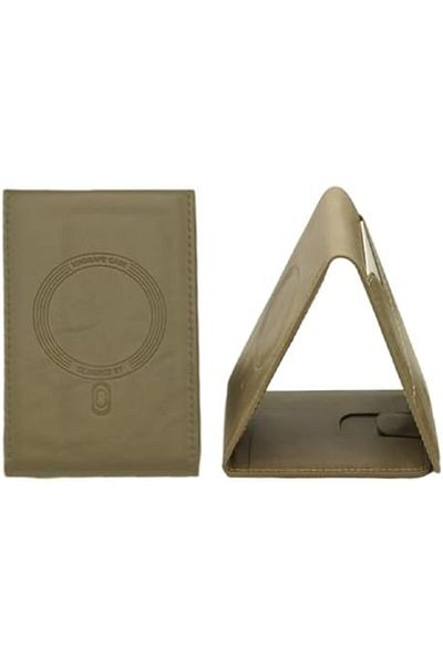 Limitless Magnetic Wallet, Magnetic Stand for iPhone, 4 Slot Leather Card Holder, Adjustable Stand S