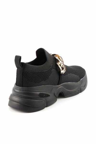 Bambi Siyah Kadın Sneaker K01718005182