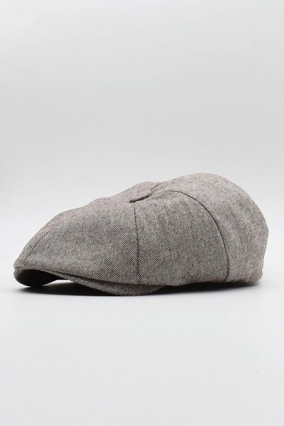 Külah Men's Newsboy Cap 100% Cotton Gatsby Ivy Cap Coffee