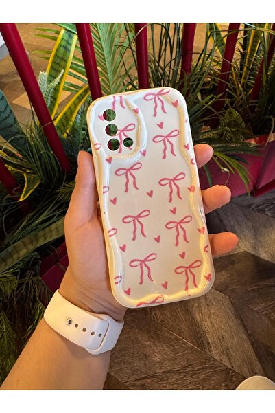 KILIF STORE oppo a74 pembe fiyonklu telefon kılıfı