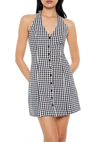 Forever 21 Pötikare Desenli Mini Elbise