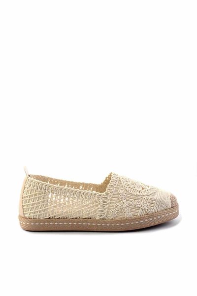 Bambi Beige Women's Espadrille K 01117011316