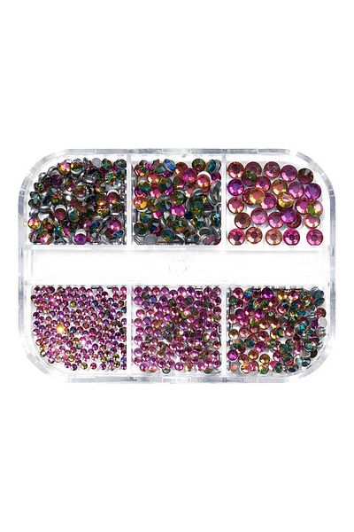 LUXORISE Artist Escape Nail Rhinestones, 6 models