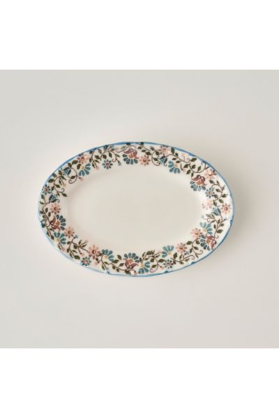 Bella Maison Vintage Porcelain Border Boat Plate (20 cm)