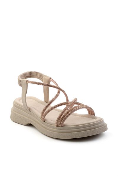 Bambi Beige Women's Sandals K05761055009