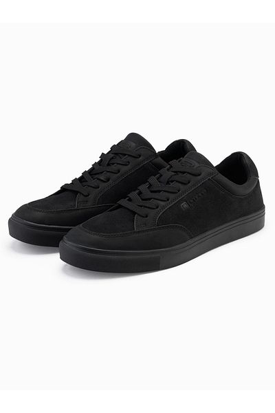 OMBRE Einfarbige Herrenschuhe im Streetwear-Stil - schwarz V3 OM-FOTL-0183 42