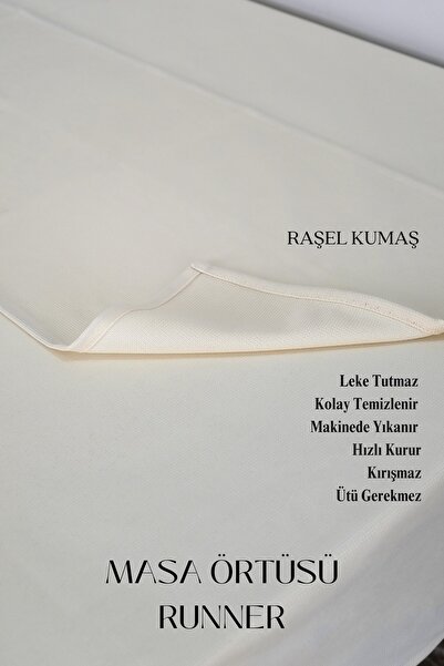 sevilya Smooth Set Tablecloth and Runner Set Table Cloth Dowry Set (Tablecloth and Runner)