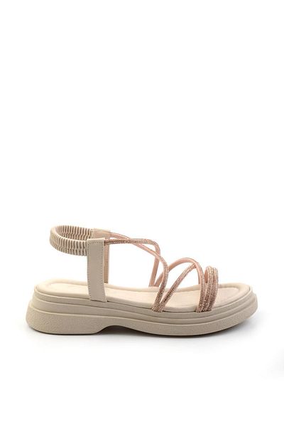 Bambi Beige Women's Sandals K05761055009