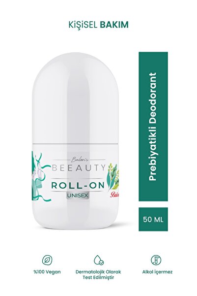 Balen's Beeauty BALEN’S BEEAUTY UNISEX PREBİYOTİKLİ DEODORANT ROLL-ON * 50 ML
