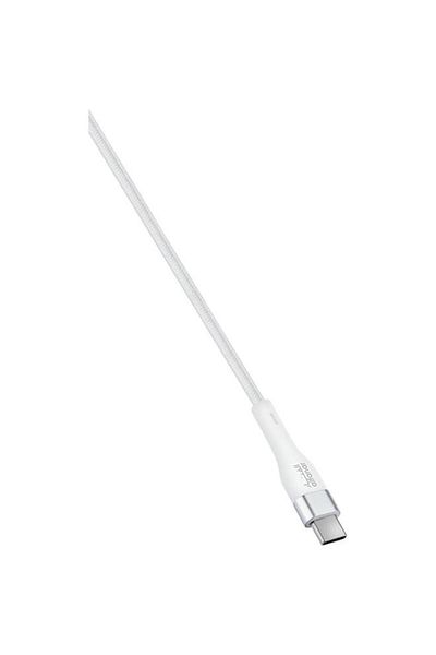 Generic AL FANAR 480Mbps 3A Braided USB Type-C to Lightning Fast Charging Cable White 1m C31C-LBW10