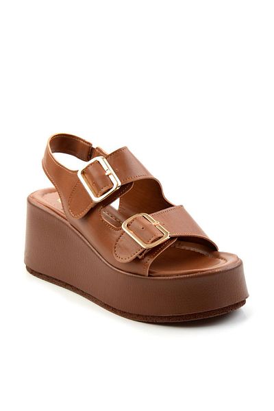 Bambi Tan Women's Sandals K05154100509
