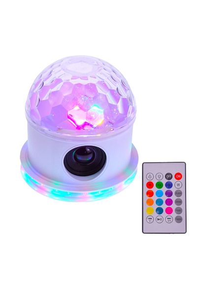 HOZRO Star Master Hozro, Bluetooth Speaker and Remote Controlled Star Projector, White Color