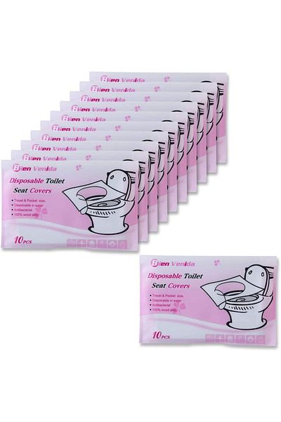 Sprise Set 120 protectii de toaleta de unica folosinta,portabil, pentru adulti si copii