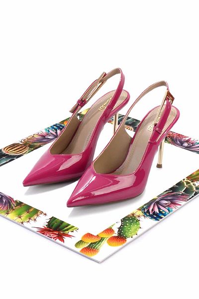 Bambi Pantofi de seară de damă fucsia K01209111108