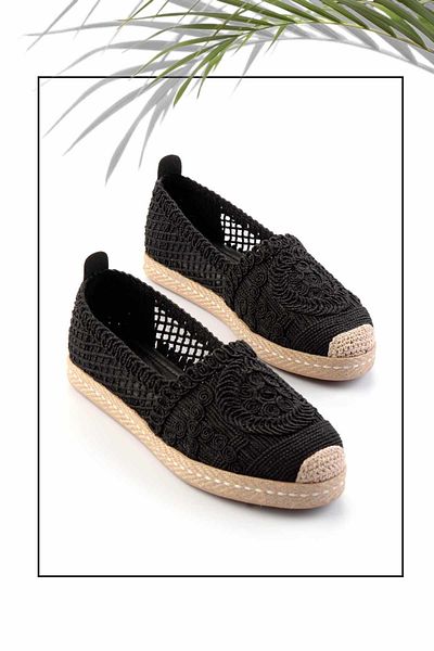 Bambi Black Women's Espadrille K 01117011316
