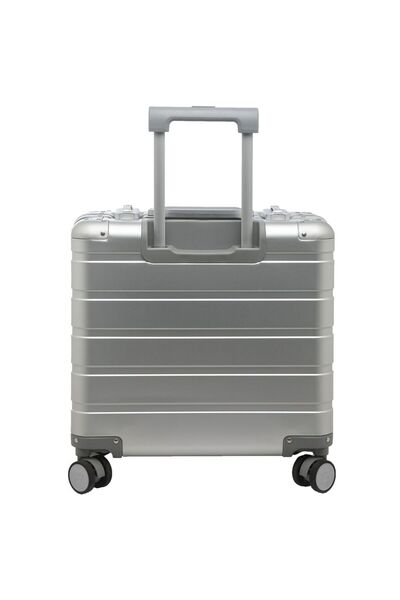 Alumaxx Gravity 44 cm 4 Tekerlekli Laptop Bölmeli Pilot Trolley, Gümüş, Alümi...