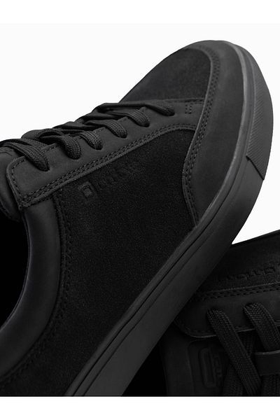 OMBRE Einfarbige Herrenschuhe im Streetwear-Stil - schwarz V3 OM-FOTL-0183 42