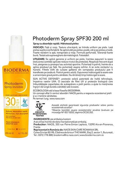 Bioderma Photoderm Family, Spray SPF 30 200ml, After-sun cream 200ml, children's cream SPF 50+ 50g