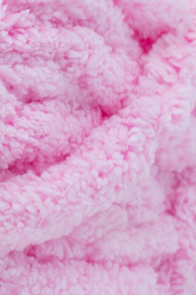 Self 4-Piece Pink Chunky Thick Blanket Yarn, Throw Pillow, Pouf, Scarf, Hand Knitted Blanket Knitting Yarn