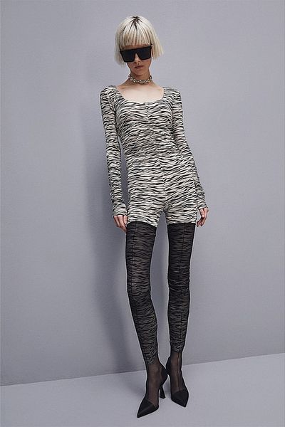 Patrizia Pepe Zebra-print Dress - - Cream, M
