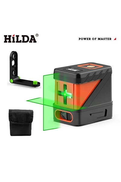 Choice4 HILDA KTLS216 HILDA 2-Line Green Laser Level 360° Self-Leveling Brigh...