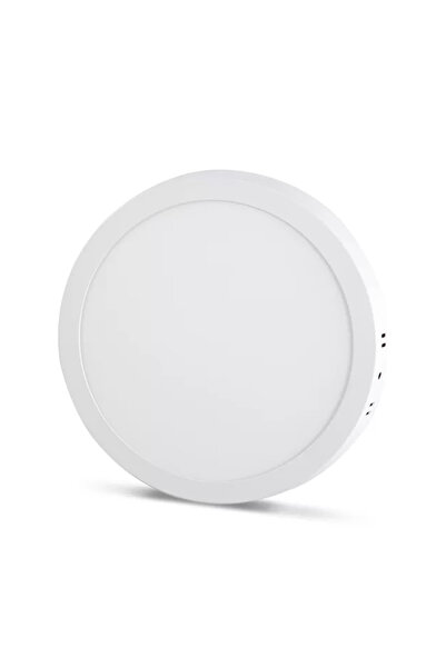 MAXLED MX-1042G - 6W 3000K Gün Işığı | Beyaz Kasa Sıva Üstü Yuvarlak LED Panel