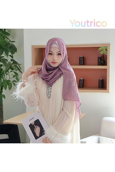 Youtrico Banquets&Party,shawls &bandanas,rhinestone prints,Evening dress matching,length:175cm