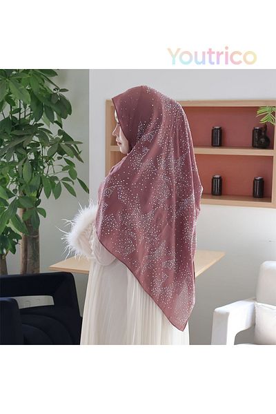 Youtrico Banquets&Party,shawls &bandanas,rhinestone prints,Evening dress matching,length:175cm