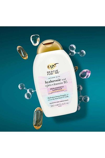 OGX Rescue Fusions Moisturizing Shampoo Sulfate Free 385 ml