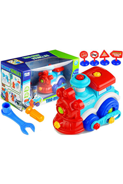 Evelise Αποσυναρμολογημένο τρένο με κατσαβίδι και κλειδί που περιλαμβάνονται ...