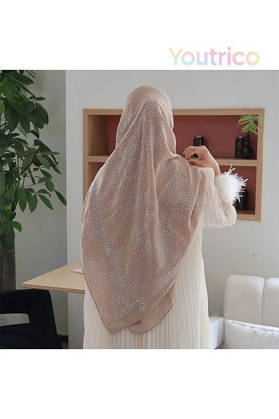 Youtrico Banquets&Party,shawls &bandanas,rhinestone prints,Evening dress matching,length:175cm