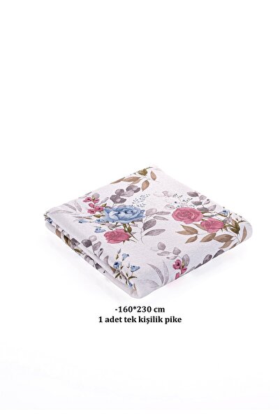 Evim Soren Single Pique Wendy Blue Dried Rose 160X230 cm