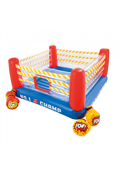 Intex Φουσκωτή Παιδική Χαρά - Jump-o-Lene, Ρινγκ πυγμαχίας, 226 x 226 x 110 εκ.