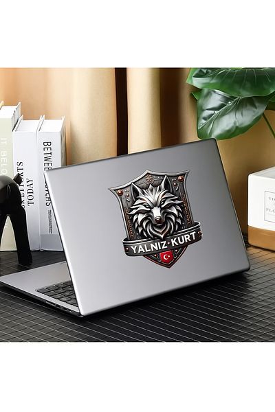 zafrakreklam Lonely Wolf - Sticker Foil 14X12 cm Model 1