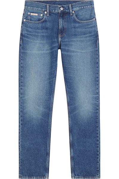 Calvin Klein Men Denim Medium Blue Slim Straight Jeans