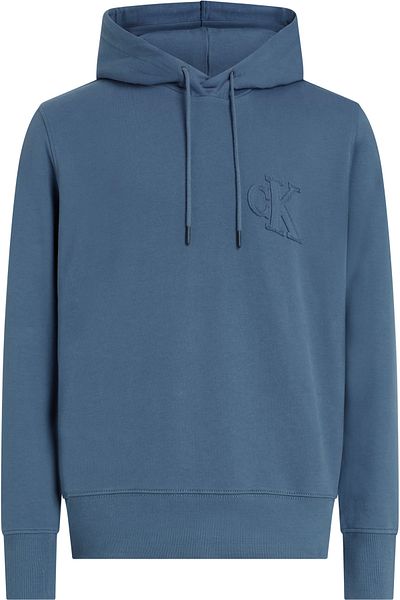 Calvin Klein Men Vintage Indigo Logo Applique Hoodie