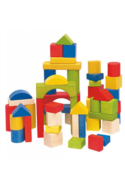 Evelise Ξύλινα δομικά στοιχεία Woodyland 50 τεμάχια,