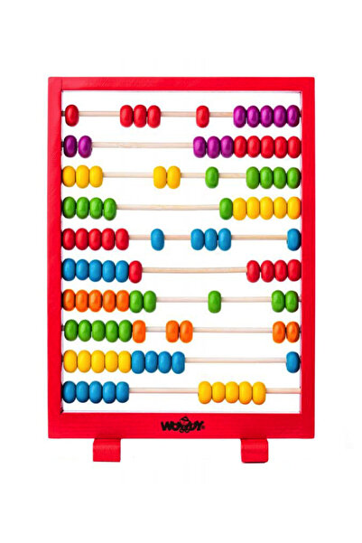 Evelise Άβακας Woodyland από χρωματιστό ξύλο