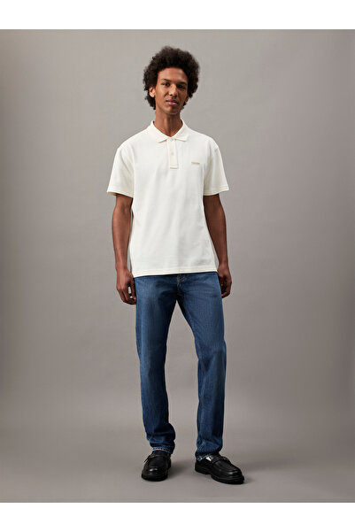 Calvin Klein Calvin Klein Men Tofu Label Short Sleeve Polo T-Shirt