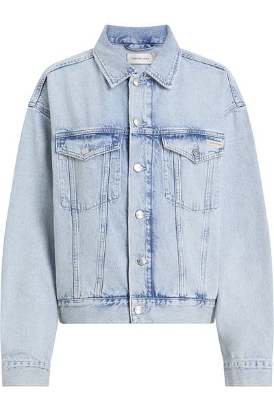 Calvin Klein Calvin Klein Women Denim Light Blue Boxy Denim Jacket