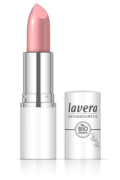Lavera Cream Glow organic lipstick, Peony 03 - LAVERA