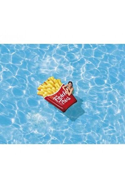 Intex Φουσκωτό στρώμα πολύχρωμο με τηγανητές πατάτες, 1,75μ x 1,32μ