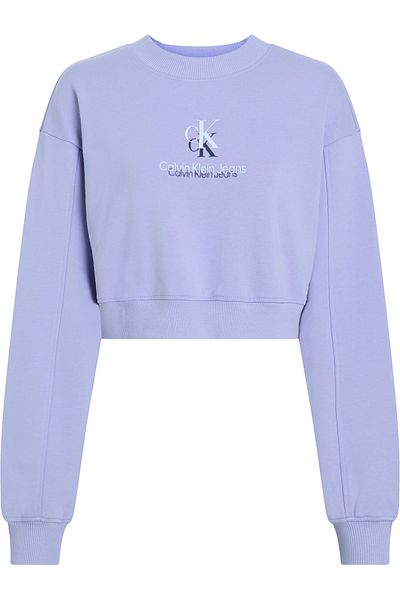 Calvin Klein Calvin Klein Women Persian Violet Shadow Graphic Crew Neck Sweatshirt