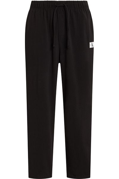 Calvin Klein Men Black Logo Detail Drawstring Waist Pyjamas